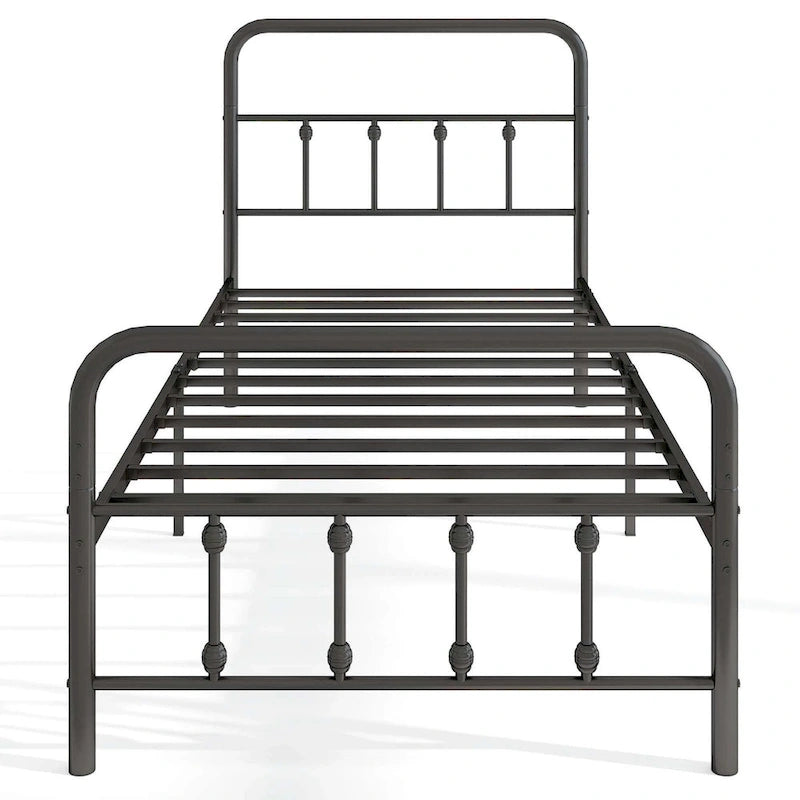   Full/Queen/King Size Bed Frame with Headboard Under Bed