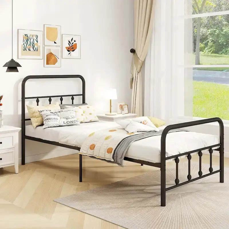 Struttura letto con testiera matrimoniale/queen/king con spazio sotto il letto