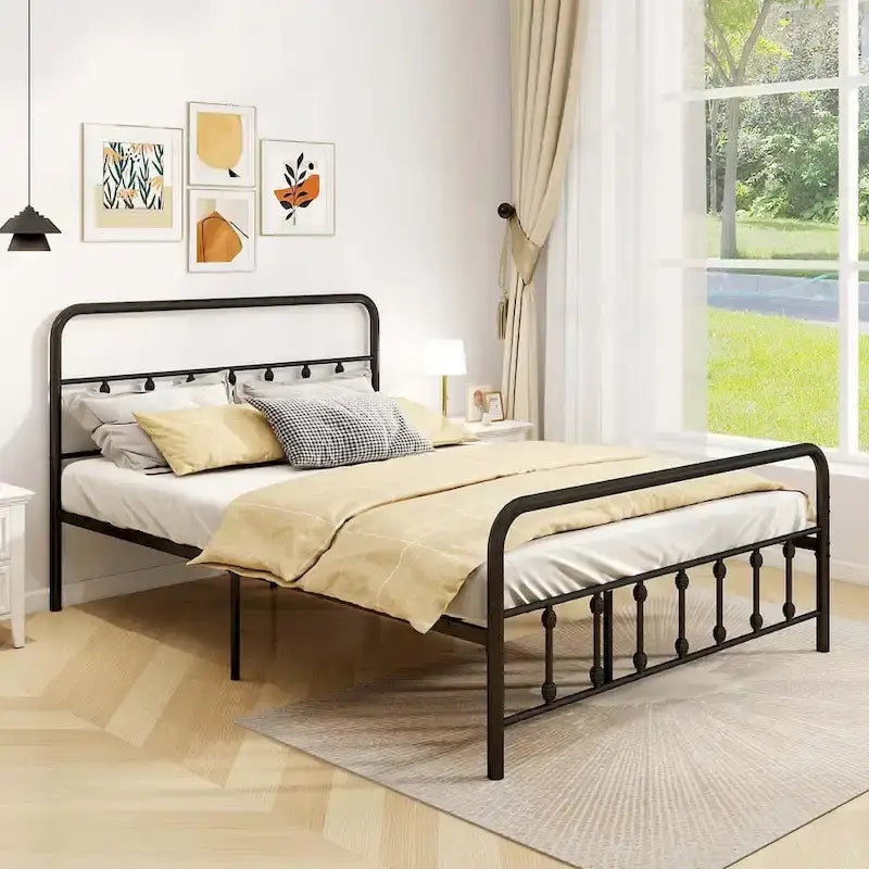 Struttura letto con testiera matrimoniale/queen/king con spazio sotto il letto