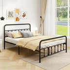 Struttura letto con testiera matrimoniale/queen/king con spazio sotto il letto