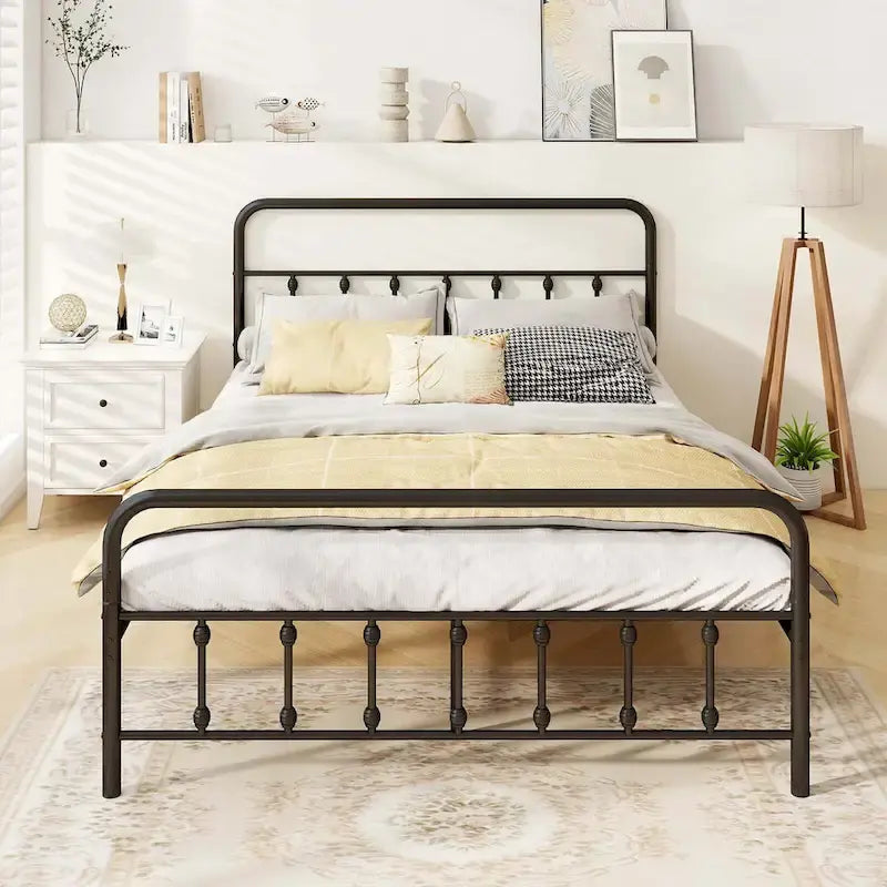 Struttura letto con testiera matrimoniale/queen/king con spazio sotto il letto
