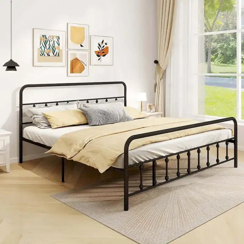 Struttura letto con testiera matrimoniale/queen/king con spazio sotto il letto