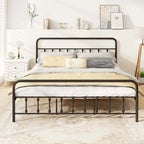 Struttura letto con testiera matrimoniale/queen/king con spazio sotto il letto