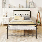 Struttura letto con testiera matrimoniale/queen/king con spazio sotto il letto