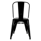 Sedia senza braccioli stile caffè ristorante industriale OFFERTA ALL'INGROSSO (Set da 10)