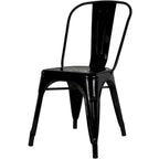 Sedia senza braccioli stile caffè ristorante industriale OFFERTA ALL'INGROSSO (Set da 10)