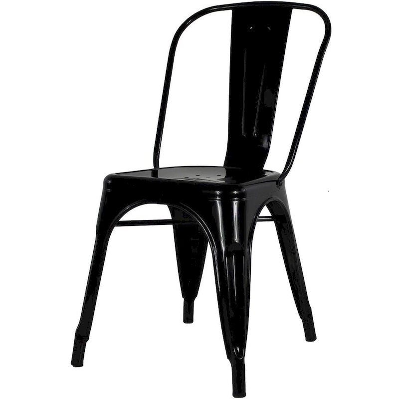 Sedia senza braccioli stile caffè ristorante industriale OFFERTA ALL'INGROSSO (Set da 10)