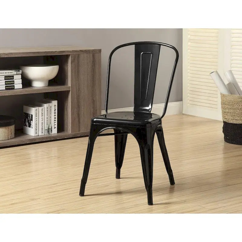 Sedia senza braccioli stile caffè ristorante industriale OFFERTA ALL'INGROSSO (Set da 10)