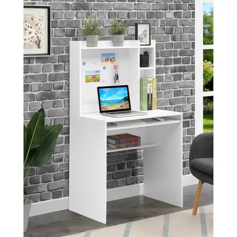 Scrivania per studenti Designs2Go con lavagna magnetica e ripiani