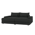 Divano Conradus Modren Oversize 57 con braccioli quadrati profondi di