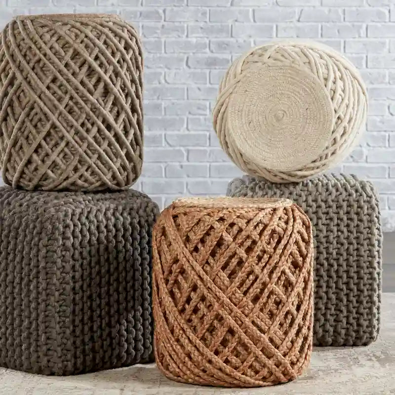 Pouf cilindrico Guna