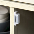 Mobile contenitore rustico con anta a scomparsa/Madia moderna stile "farmhouse" per cucina e sala da pranzo