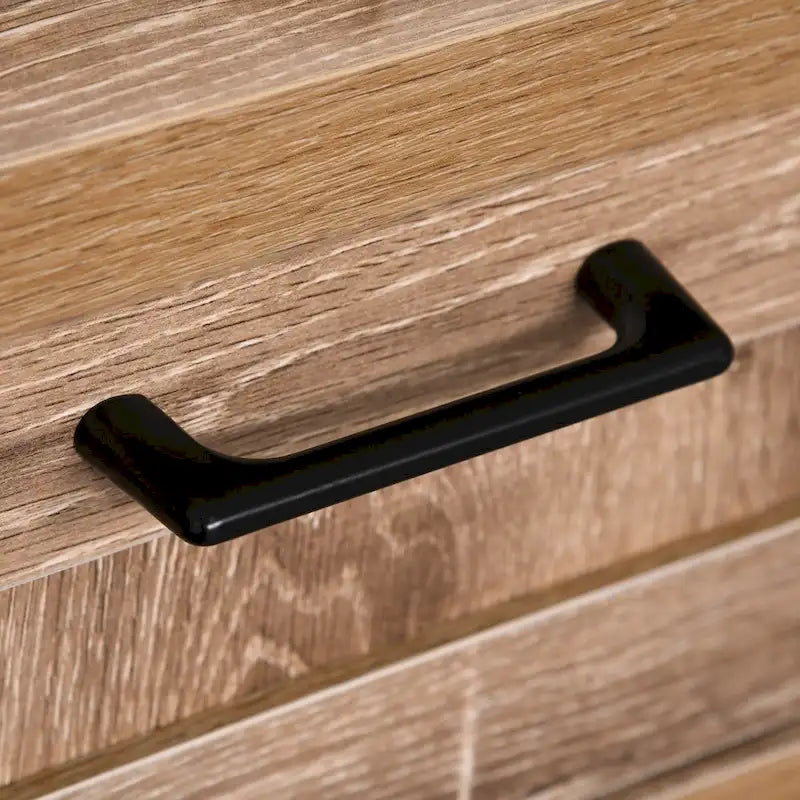 Mobile contenitore rustico con anta a scomparsa/Madia moderna stile "farmhouse" per cucina e sala da pranzo