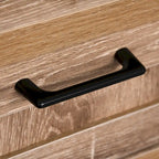 Mobile contenitore rustico con anta a scomparsa/Madia moderna stile "farmhouse" per cucina e sala da pranzo