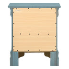 Comodino tradizionale Louis Philippe in legno con 2 cassetti