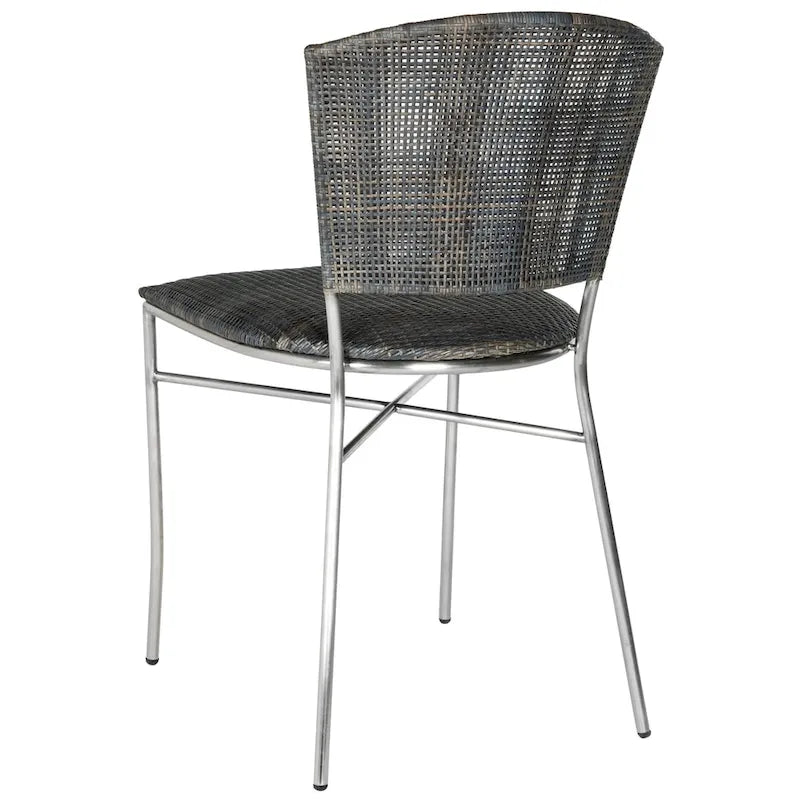 Sedia da pranzo nera (set da 2) - 17,5 x 21,8 x 33,3 - 18L x 22P x 33A