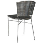 Sedia da pranzo nera (set da 2) - 17,5 x 21,8 x 33,3 - 18L x 22P x 33A