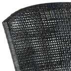Sedia da pranzo nera (set da 2) - 17,5 x 21,8 x 33,3 - 18L x 22P x 33A