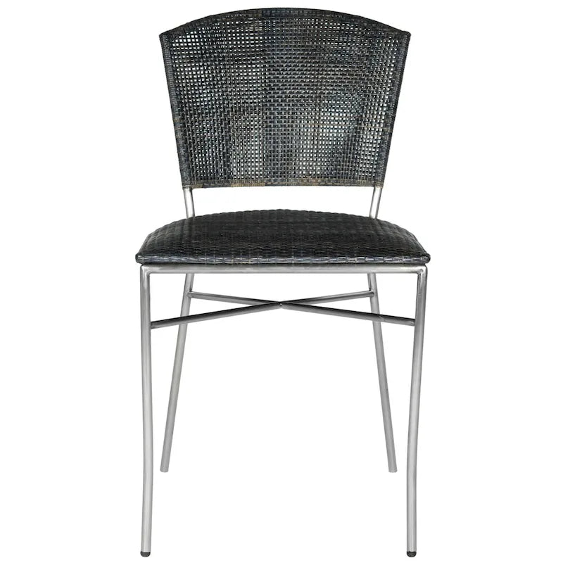 Sedia da pranzo nera (set da 2) - 17,5 x 21,8 x 33,3 - 18L x 22P x 33A