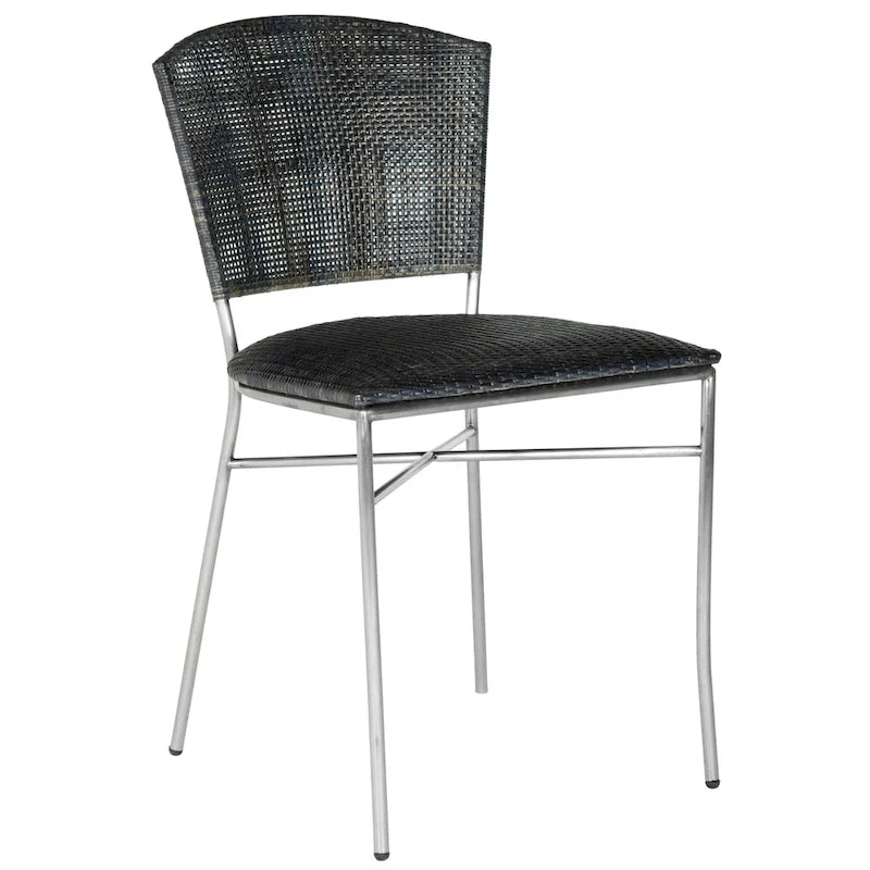 Sedia da pranzo nera (set da 2) - 17,5 x 21,8 x 33,3 - 18L x 22P x 33A