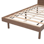 Struttura letto a piattaforma una piazza e mezza con porte USB