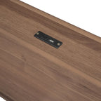 Struttura letto a piattaforma una piazza e mezza con porte USB